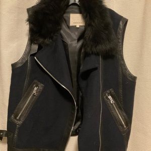 Rebecca Taylor Motorcycle Vest